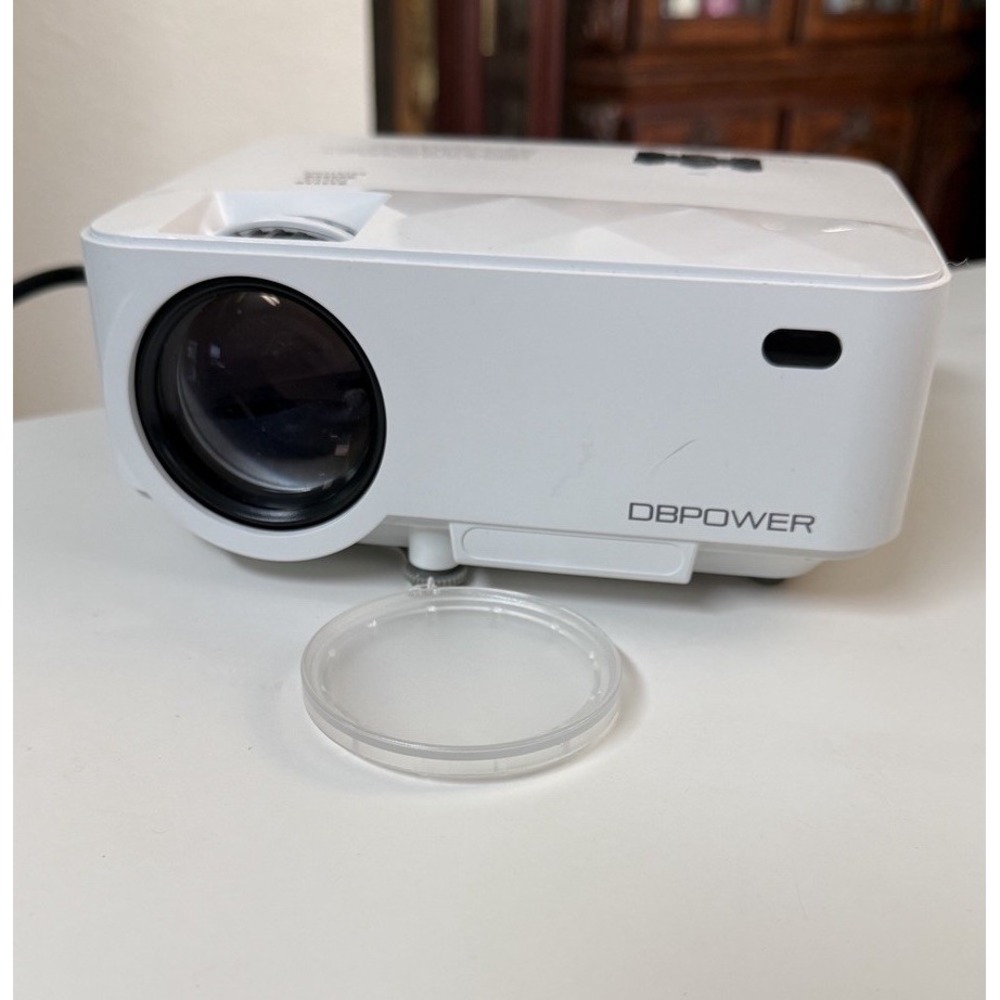 DBPOWER T2 Mini Projector 1080P Supported HDMI USB Home Theater Tested Working